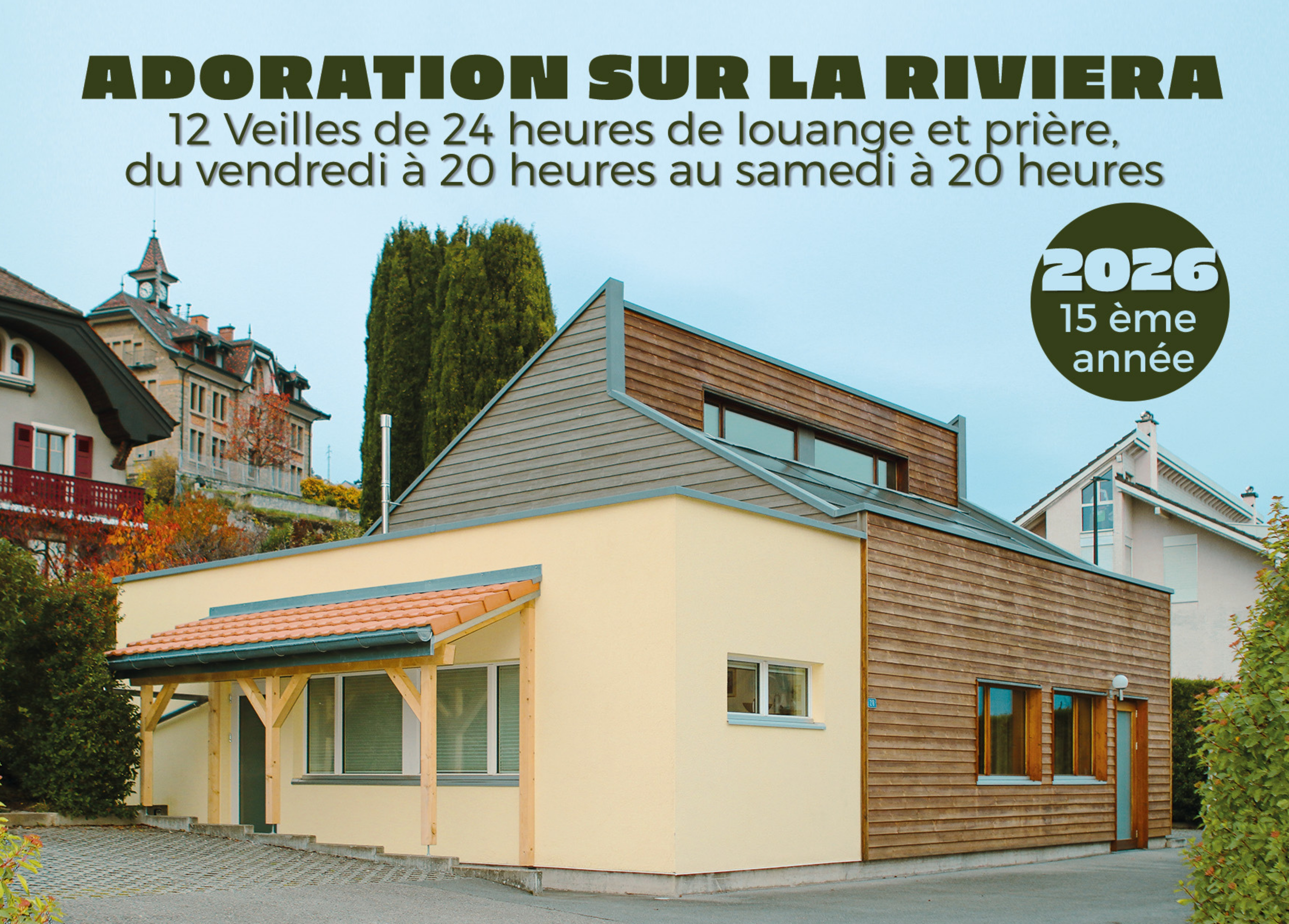 soirées de 24h louange sur la riviera suisse